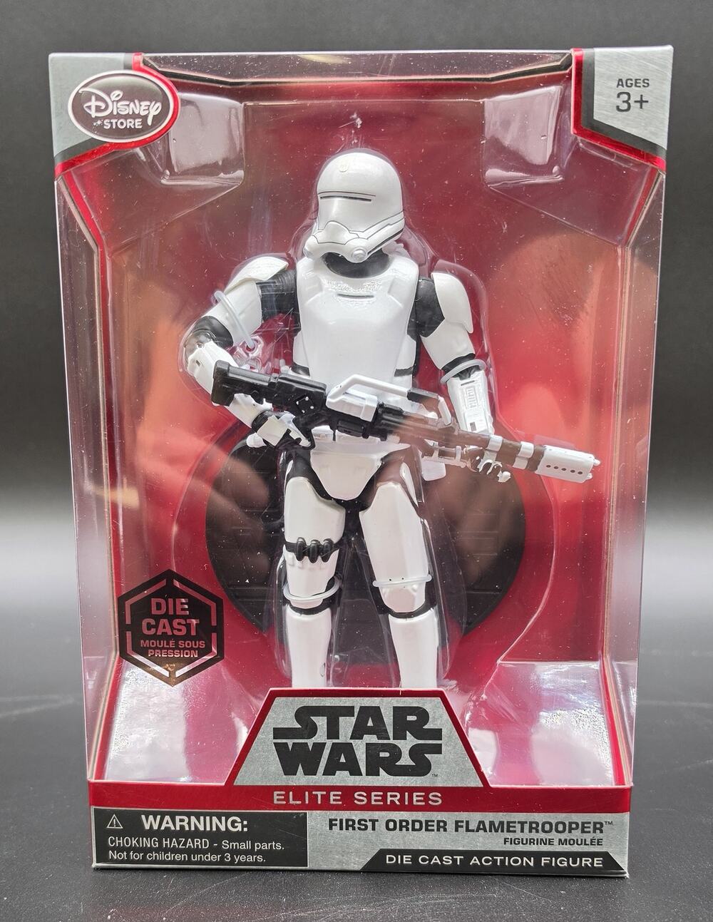 Disney Store Star Wars Elite Series First Order Flametrooper Die Cast NIB